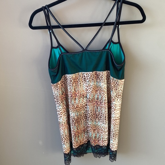 Skirt and top set! Silk with lace overlay - Picture 2 of 8